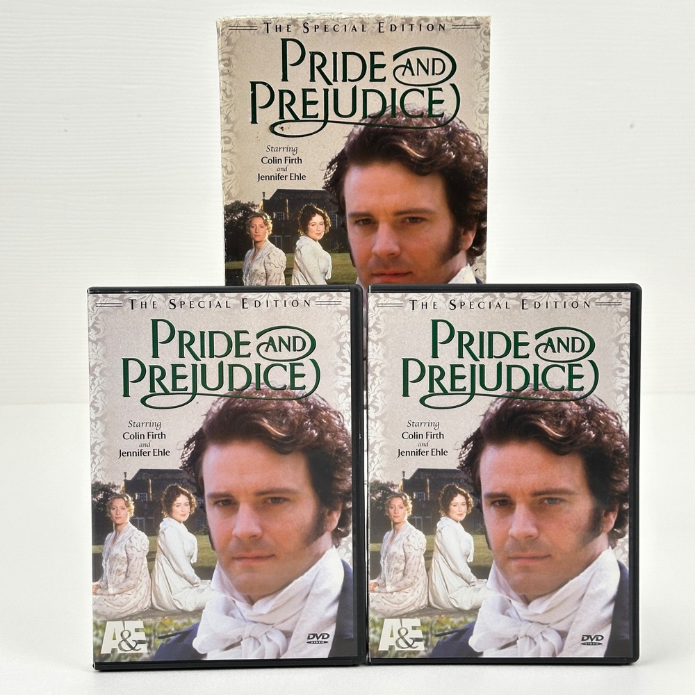 Pride and Prejudice Special Edition DVD Set A&E BBC Colin Firth Jennifer Ehle